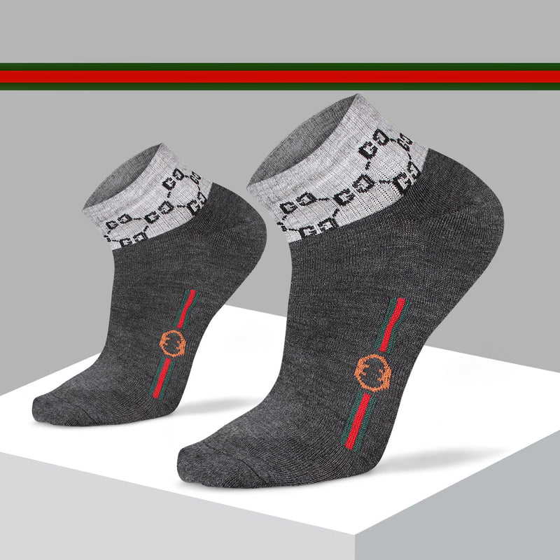 Dark Grey Signature Comfort Ankle Socks (Pack of 1)