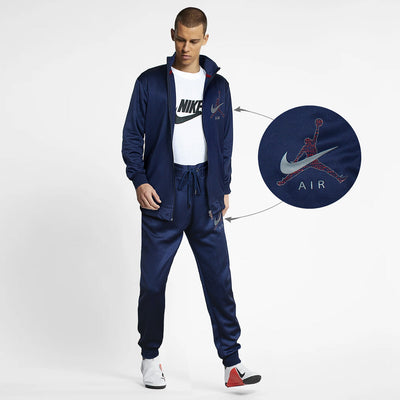 Men's Authentic 3-Piece Casual Blue Tracksuit - The Original Wears