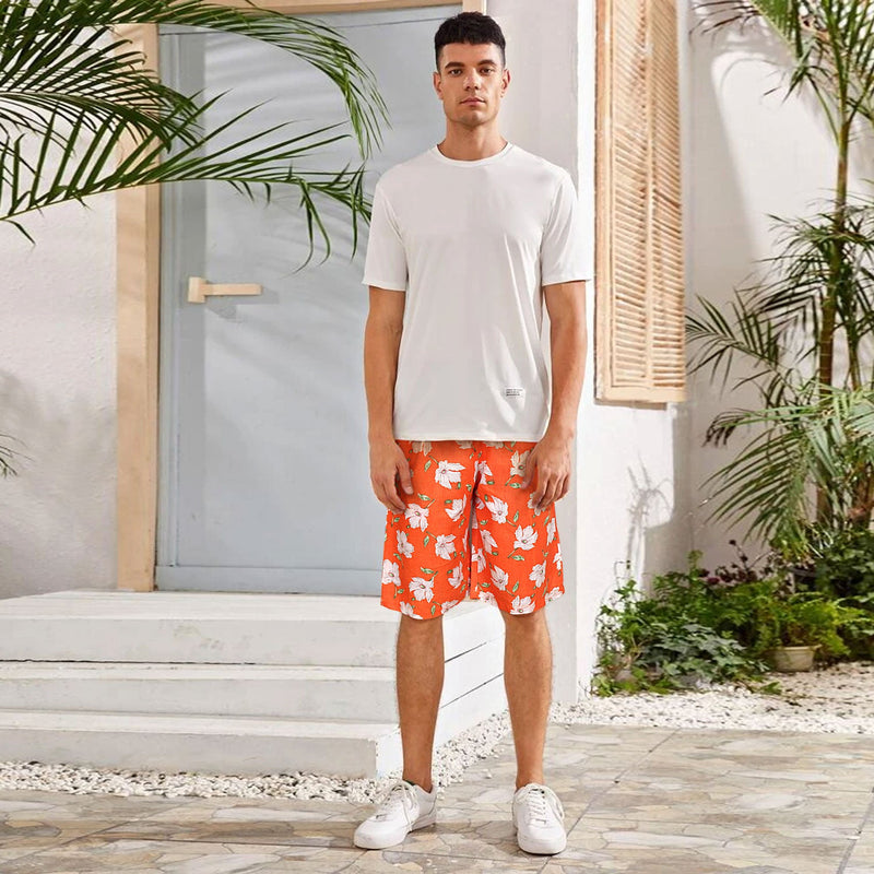 Capra Welie Summer Floral Linen Shorts