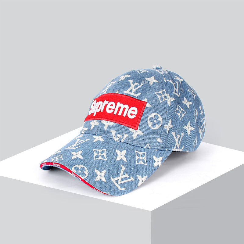 Men Supreme Embroidered Logo Cap