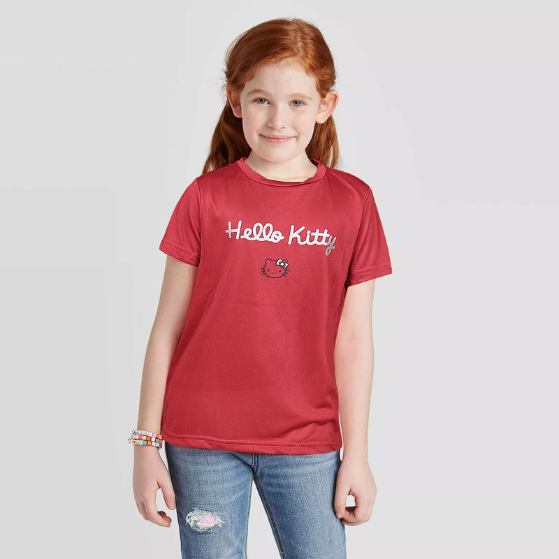 Kids Originals Red Printed Tee Shirt