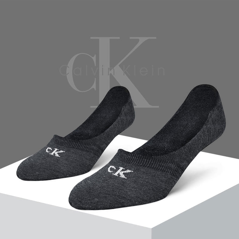 Ck-Men Charcoal No-Show Socks (Pack of 1)