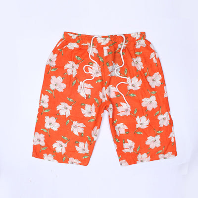 Capra Welie Summer Floral Linen Shorts