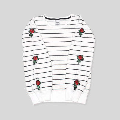 Ladies Winter Cotton Embroidered Sweatshirt - The Original Wears