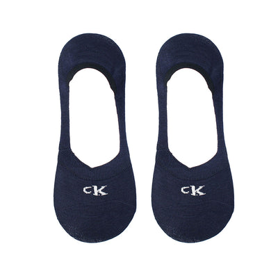 Ck-Men Blue No-Show Socks (Pack of 1)