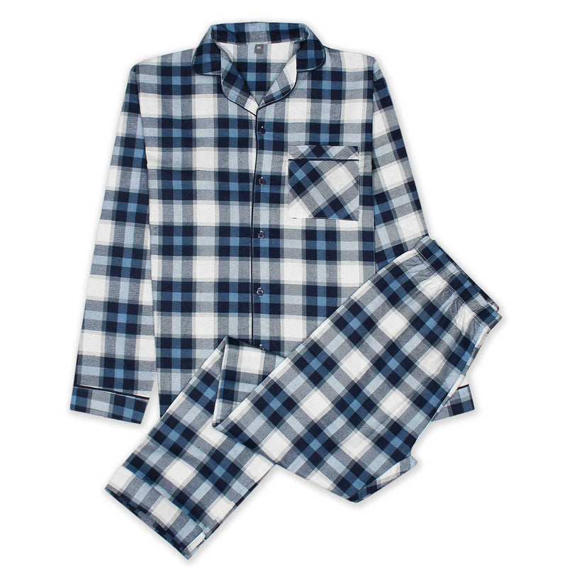 Men Cotton Check Sleepwear Pajama Set - The Original Wears