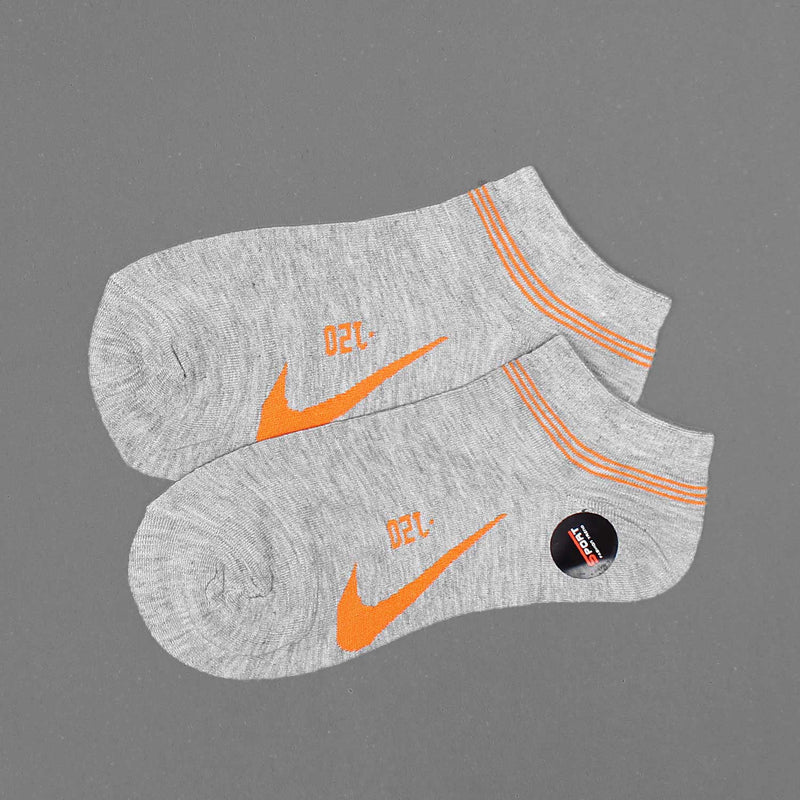 Grey Unisex Signature Comfort Ankle Socks (Pack of 1)