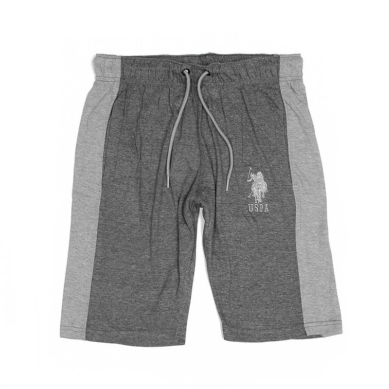 Men USPA Charcoal Cotton Shorts