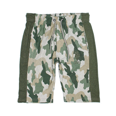 Men USPA Camo Cotton Shorts