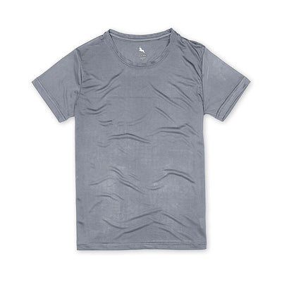 Capra Walie Men's Viscose Summer Grey Tee Shirt