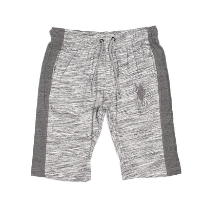 Men USPA Grey Cotton Shorts