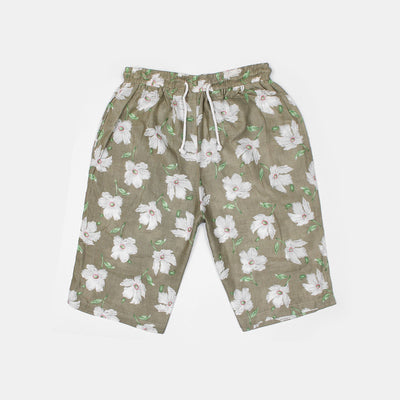 Capra Welie Summer Floral Linen Shorts