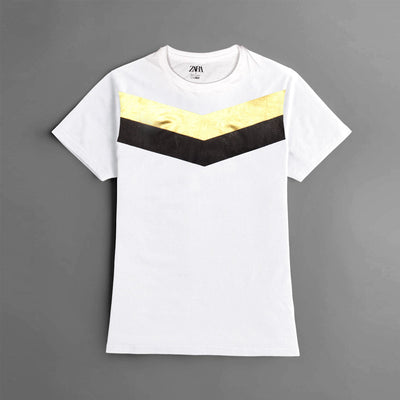 Women Exclusive White Printed Tee Shirt