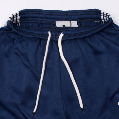 Men Royal Blue Poly Fleece Trouser with Stripes