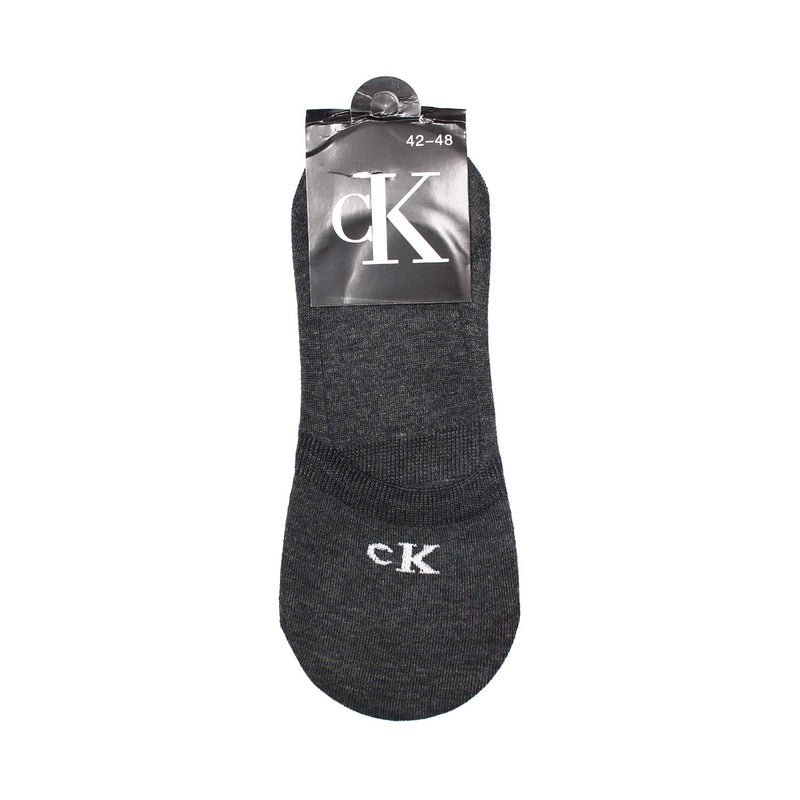 Ck-Men Charcoal No-Show Socks (Pack of 1)