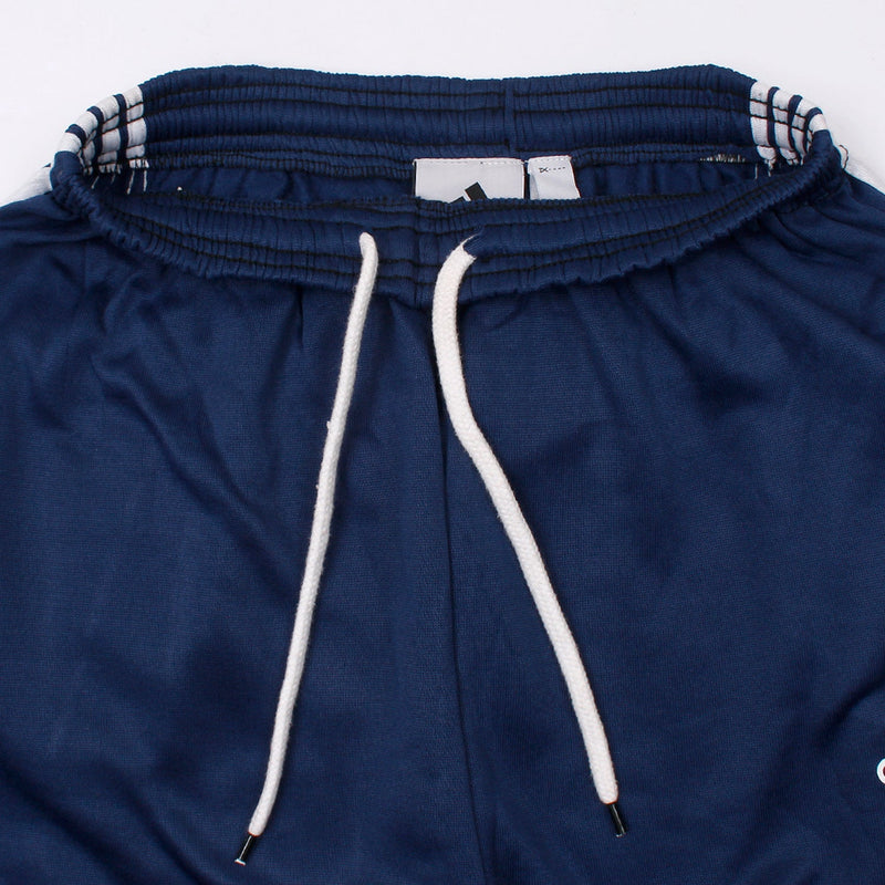 Women Royal Blue Poly Fleece Trouser with Stripes