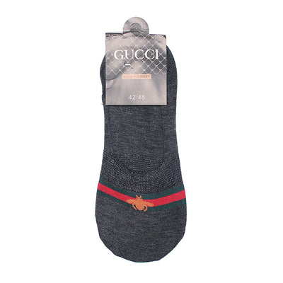 Gc-Men Charcoal No-Show Socks (Pack of 1)