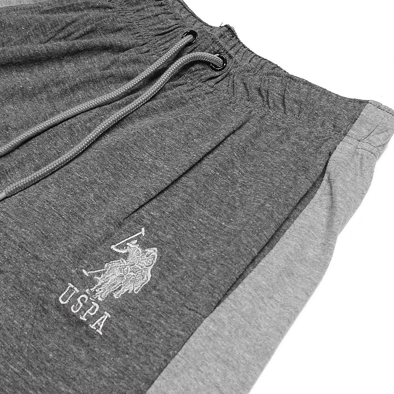 Men USPA Charcoal Cotton Shorts