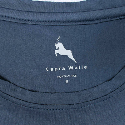 Capra Walie Men's Viscose Summer Violet Tee Shirt