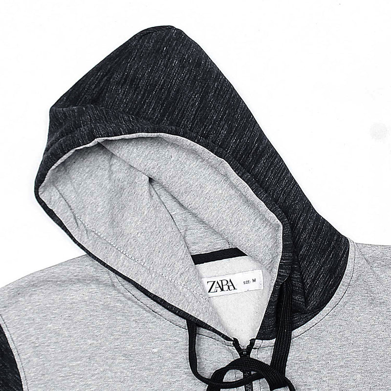 Men Winter Grey Black Hoodie - The Original Wears