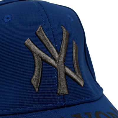 Men Trefoil Blue Embroidered Logo Cap