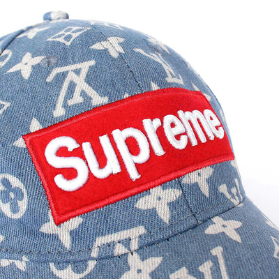 Men Supreme Embroidered Logo Cap