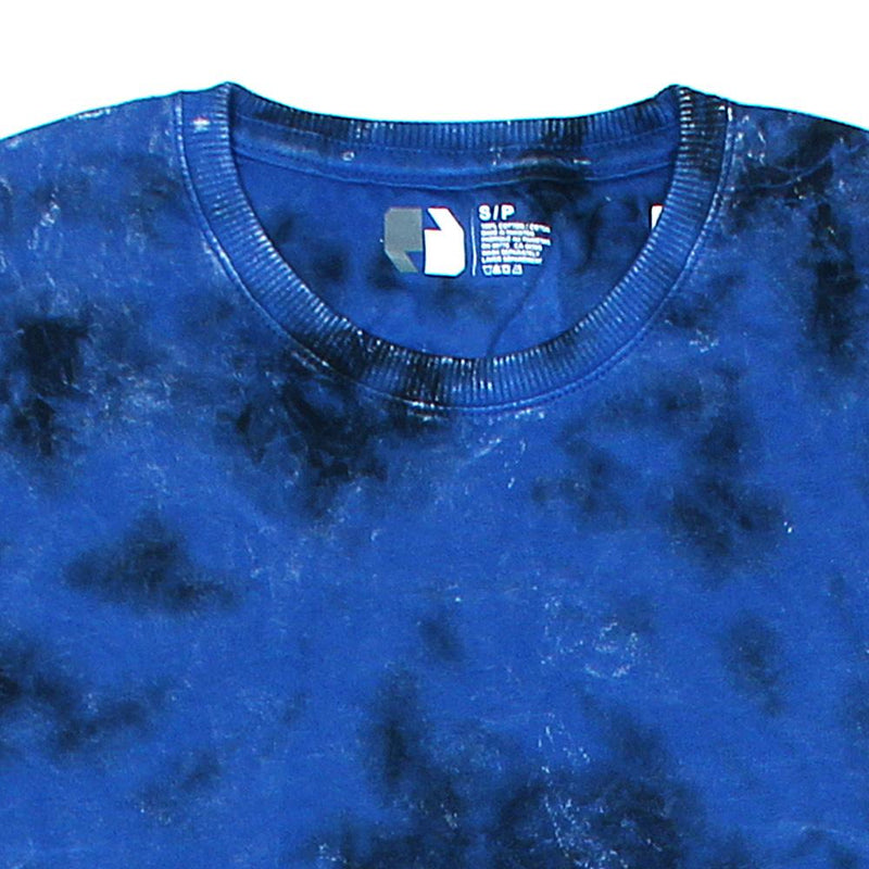 Men Exclusive Blue Tie & Dye Cotton Tee Shirt