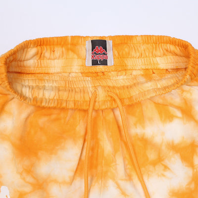 Men Yellow Summer Tie & Dye Shorts