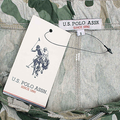 Men USPA Camo Cotton Shorts