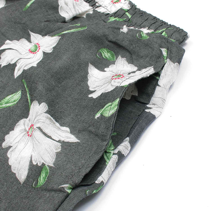 Capra Walie Summer Floral Linen Shorts