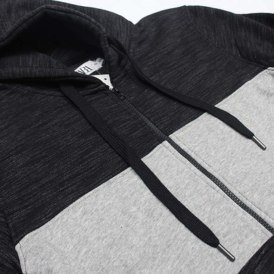 Men Winter Grey Black Hoodie - The Original Wears