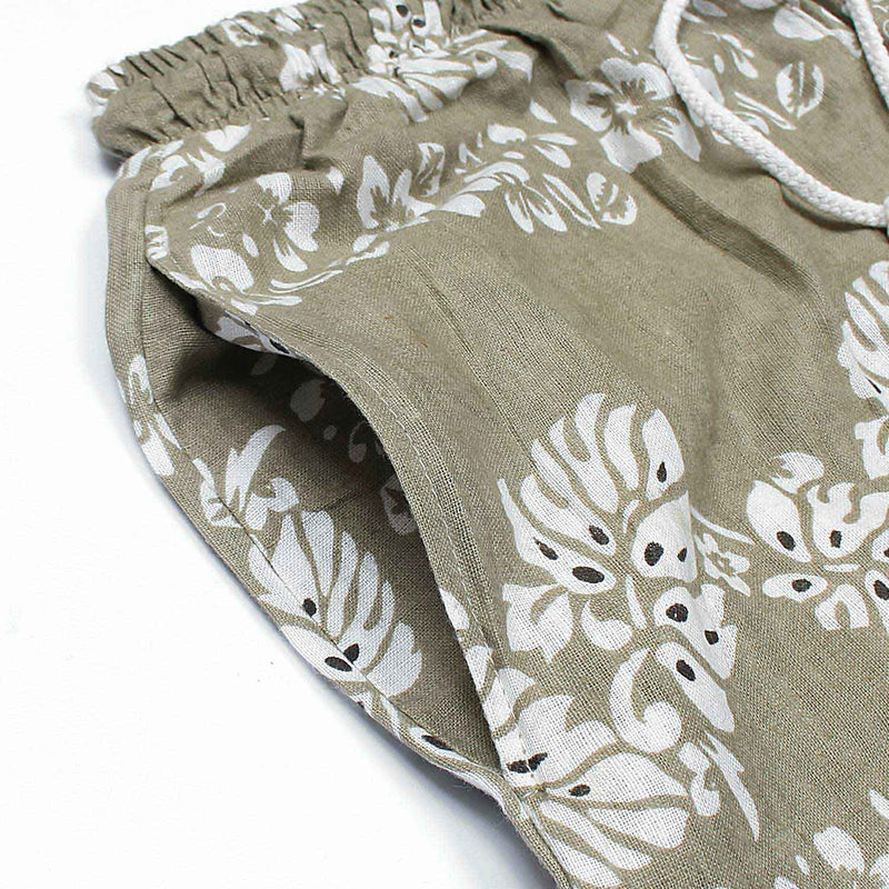 Capra Walie Summer Floral Linen Shorts