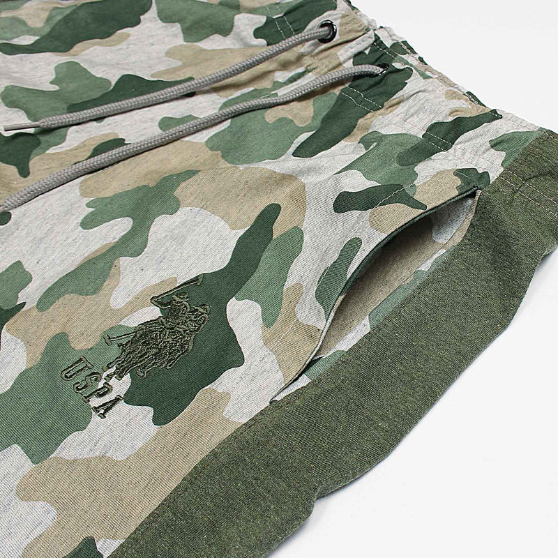 Men USPA Camo Cotton Shorts