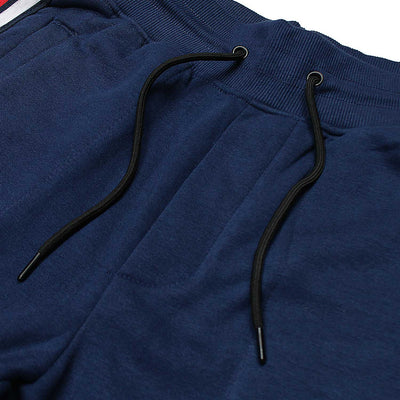 Men Winter Premium Stripes Navy Blue Tracksuit