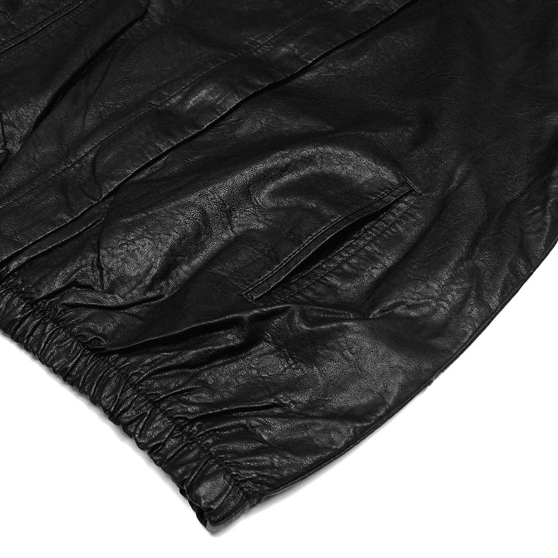 Ladies Winter Black Leather Jacket