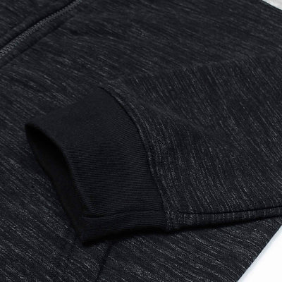 Men Winter Grey Black Hoodie - The Original Wears