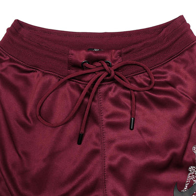 Men's Authentic 3-Piece Polyfleece Maroon Tracksuit - The Original Wears