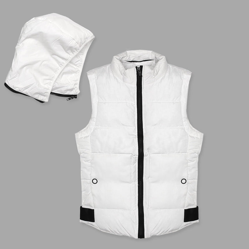 Ladies Winter White Puffer Jacket