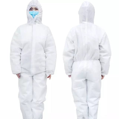 Plain Unisex Hazmat Hooded Suit with Shoe Cover - The Original Wears