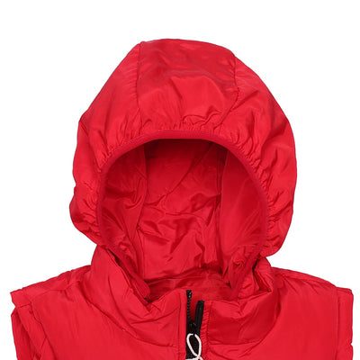 Men Winter Red Puffer Jacket